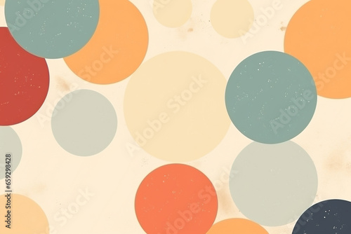 Abstract of circle and geometry element design for technology or business background