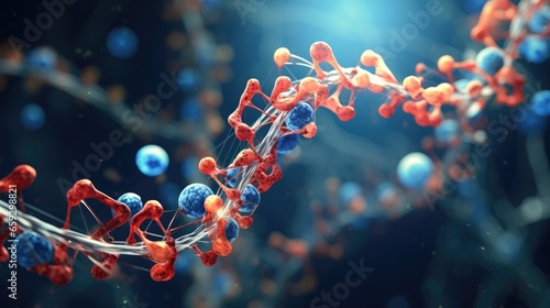 3D rendering improves gene therapy for mRNA treatments by manipulating ribosomes and DNA photo