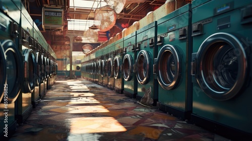 Array of industrial washers...