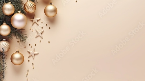 Boho Christmas banner desig...
