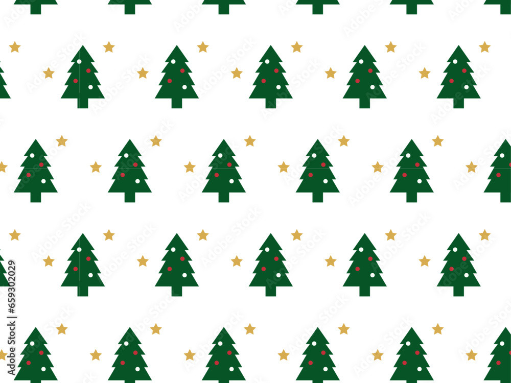 christmas tree and star background