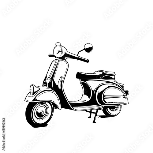 classic scooter t-shirt design, biker, motorcycle club, patch, naked bike, cool helmet, arai, shoei, ls2, agv,  lambretta, Motorradfahrer, motorrijder, motard