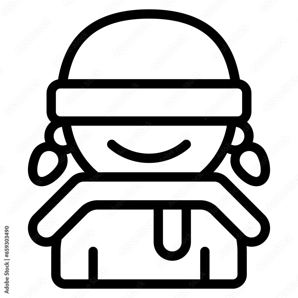 girl icon with outline style and pixel perfect base. Suitable for website design, logo, app and UI. Based on the size of the icon in general, so it can be reduced. girl icon with outline style and pixel perfect base. Suitable for website design, logo, app and UI. Based on the size of the icon in general, so it can be reduced.
