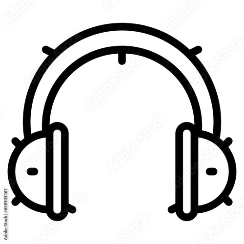 earmuffs icon with outline style and pixel perfect base. Suitable for website design, logo, app and UI. Based on the size of the icon in general, so it can be reduced.