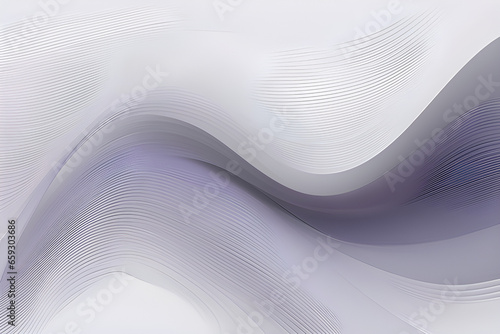 Abstract Decorative Header Design With Ash Gray, Old Lavender and Lavender Colors. Fluid Curved Lines With Dynamic Flowing Waves and Curves for Poster or Canvas.
