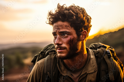 Endurance and Spirit: Revealing the resilience of an Israeli soldier facing exhaustion in a prolonged military operation 