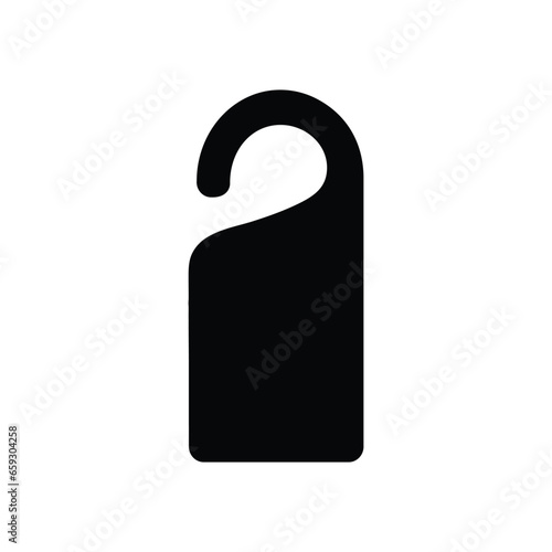do not disturb icon vector door hanger icon
