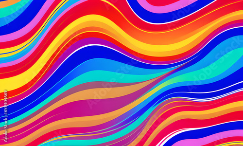 Abstract colorful neon background led artificial intelligence  bright colorful waves  modern futuristic texture  background canvas  generative AI