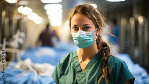 Hope Amid Chaos: Displaying the hopeful yet conflicted expressions of an Israeli nurse during a military operation 
