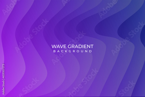 abstract gradient blue wavy background 