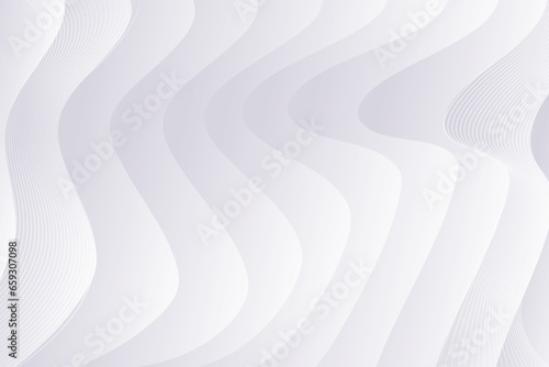 abstract gradient white wavy background 