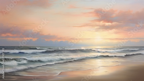  Coastal Serenity at Sunrise © Orxan