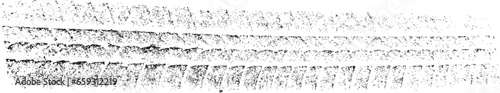 Vector Print Textured Tire Track . Design Element . Car tread silhouette . Mud splash grunge texture