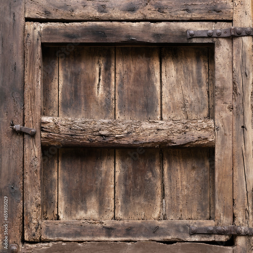 beautiful exterior wooden window in old house