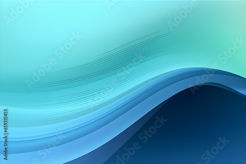Futuristic Banner Background With Cadet Blue, Light Sea Green and Midnight Blue Color. Modern Soft Curvy Waves Background Design.