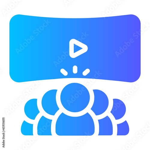 audience Gradient icon