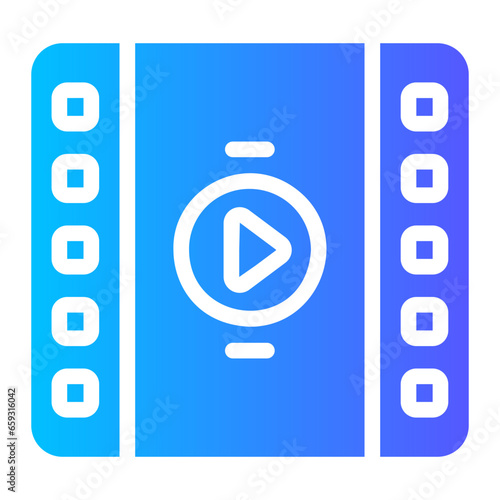 movie Gradient icon
