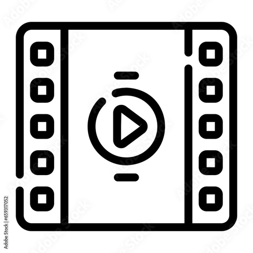 movie Line Icon