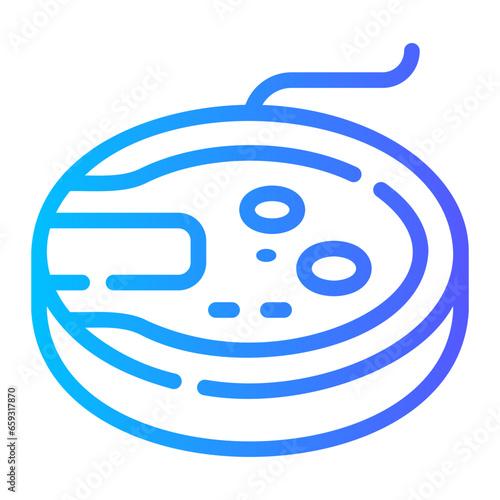 cd player Line Gradient Icon
