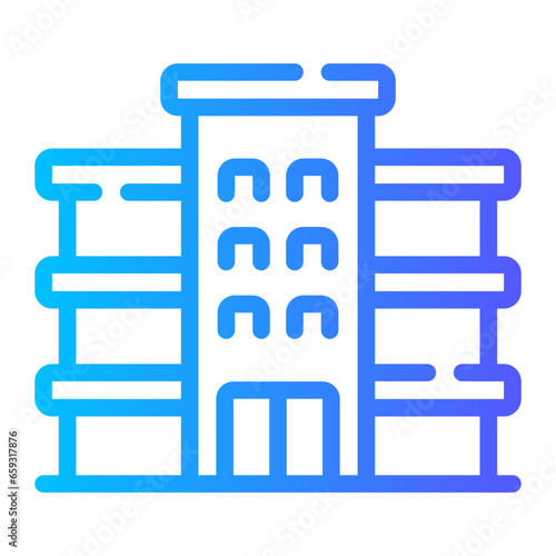 agency Line Gradient Icon