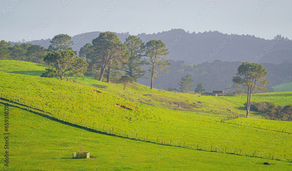 landscape of rural farmland