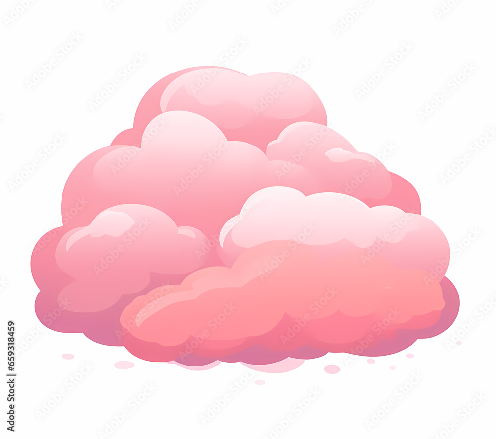 The pink cloud
