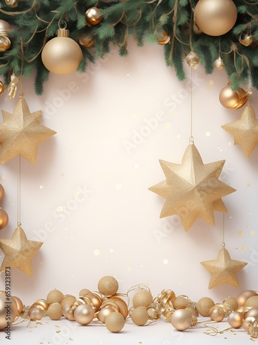 Christmas background with Christmas balls 3:4 (5760x7680)