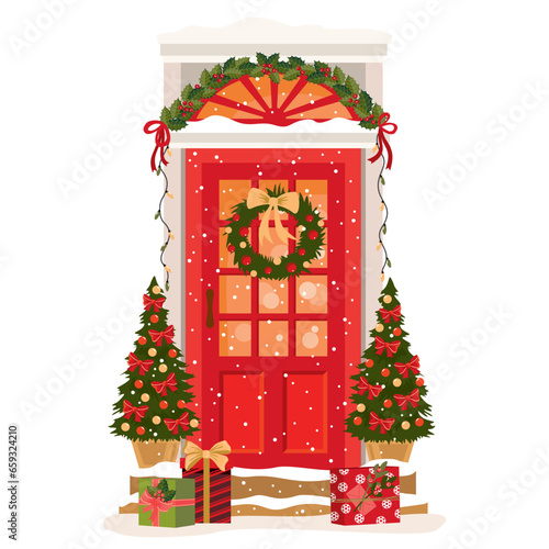 CHRISTMAS DOOR DECOR