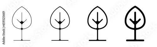 Arbre sapin pictogramme icône logo
