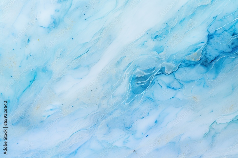 Pastel Elegance: Artistic Image of Stucco or Marble Background Surface in Light Blue, White, and Turquoise Colors
