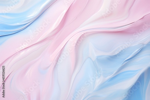 Pastel Marble Dreams: Artistic Image of Background Surface in Light Blue, Pearl, and Pink Shades