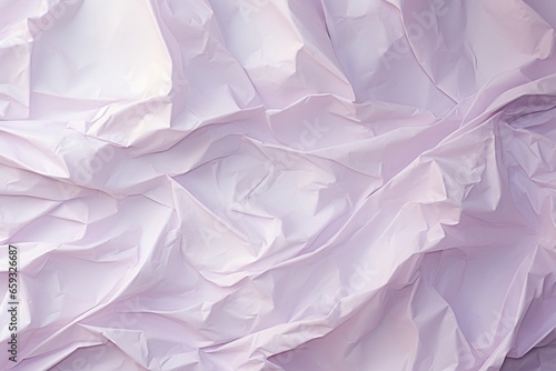 Pastel Elegance: Background Image of Crumpled Paper Texture in Light, Soft Tones