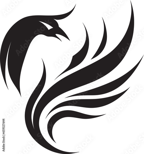 Celestial Phoenix Wings Phoenix in the Moonlight