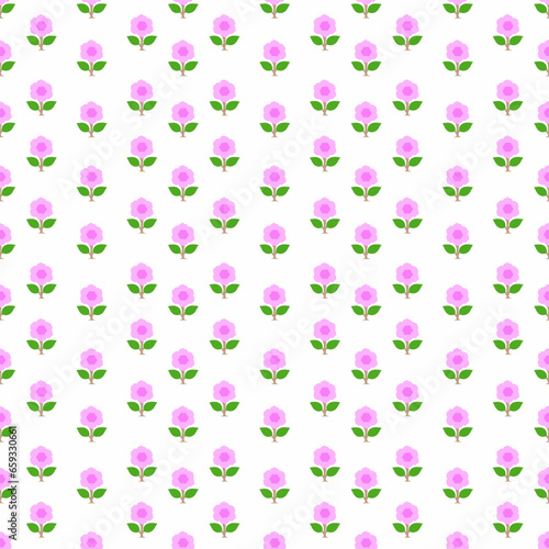 Beautiful seamless flower pattern design for decorating, backdrop, fabric, wallpaper and etc.