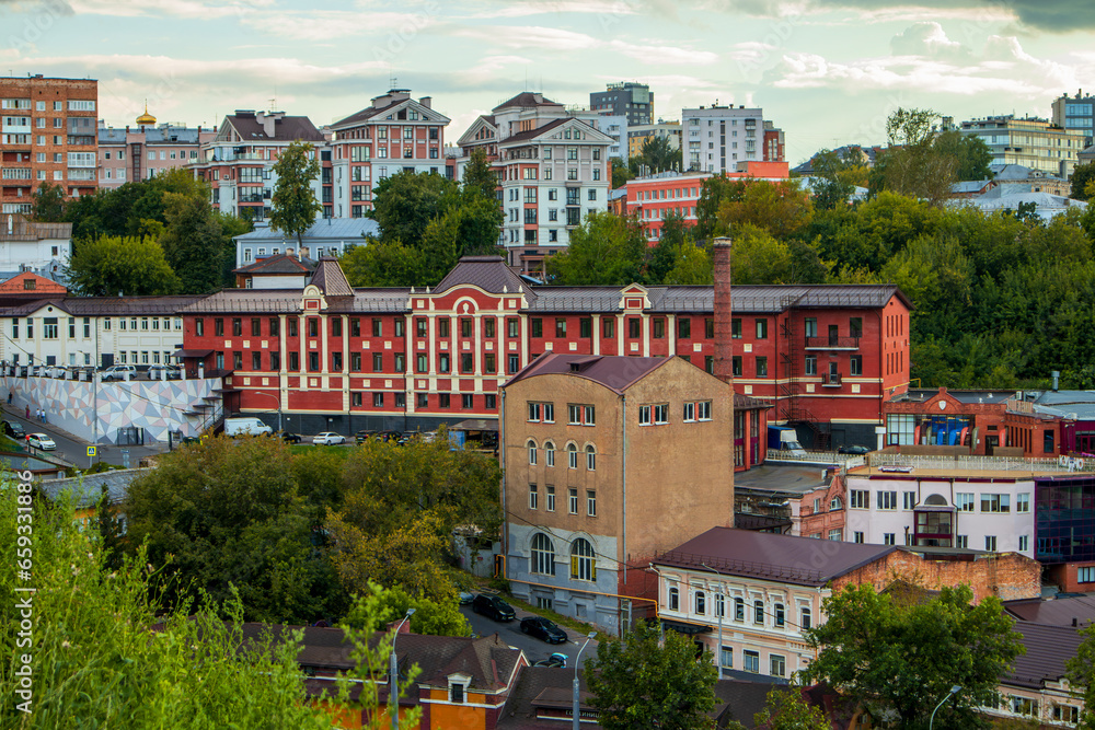 Panorama of the city of Nizhny Novgorod