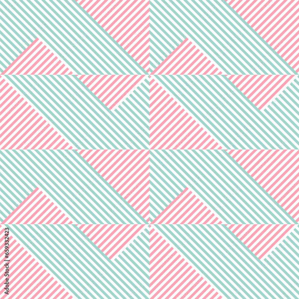 Modern abstract geometric contemporary vector seamless diagonal pattern with simple elements and shapes. Graphic pastel colored minimalist background. Modern abstract geometric contemporary vector seamless diagonal pattern with simple elements and shapes. Graphic pastel colored minimalist background.