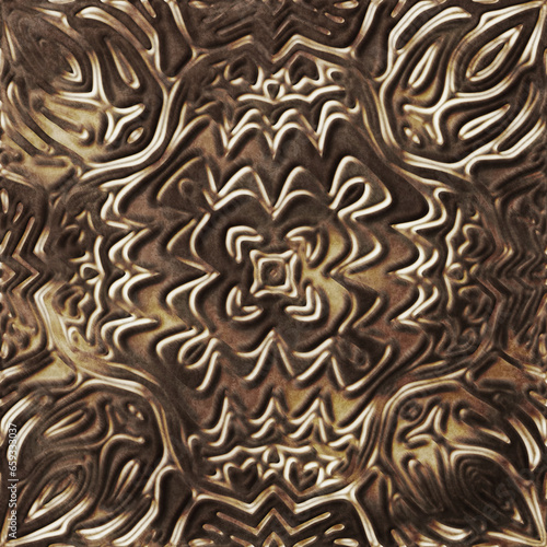 Stone carving, beige tile p...