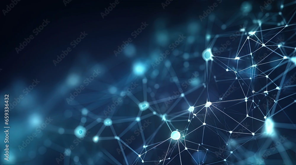 Polygonal background with dots and lines. Network connection structure. Science and technology. 3d rendering Polygonal background with dots and lines. Network connection structure. Science and technology. 3d rendering