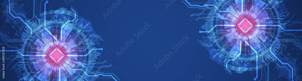 Abstract background on technological and scientific topics. CPU concept. Vector Abstract background on technological and scientific topics. CPU concept. Vector