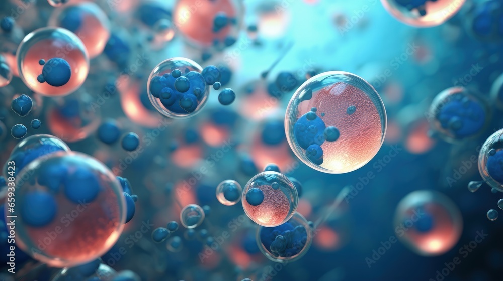 Biotechnology or biotech, genetic therapy . 3D illustration, concept of science and technology in the world of cells and microorganisms. Biotechnology or biotech, genetic therapy . 3D illustration, concept of science and technology in the world of cells and microorganisms.