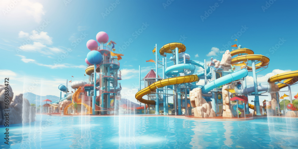 Big amusement water park
