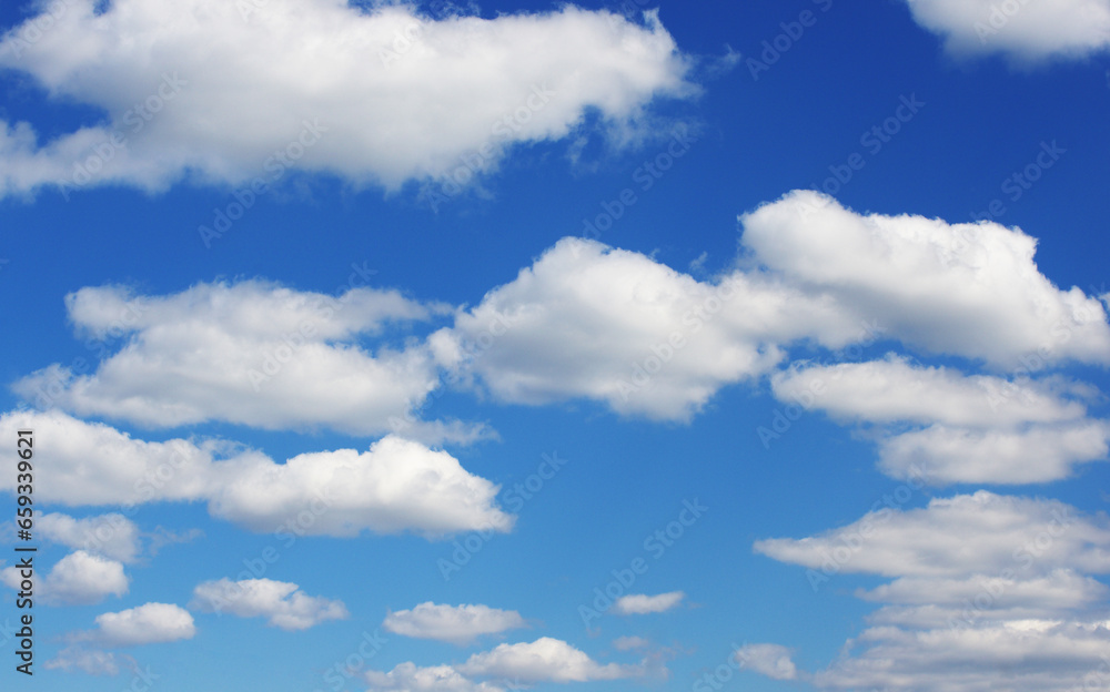 White clouds in blue sky White clouds in blue sky
