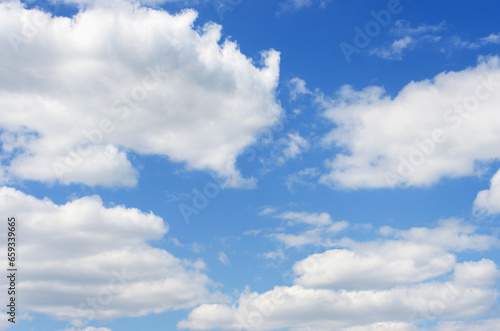 White clouds in blue sky © photolink
