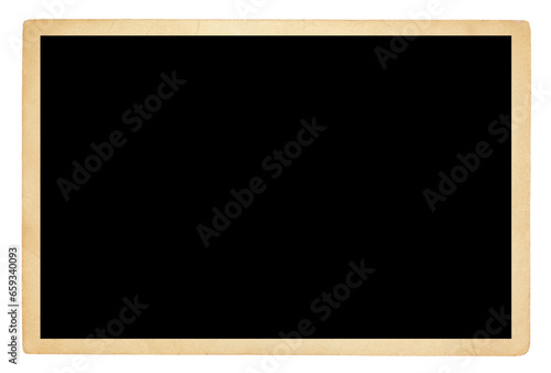 photo frame card isolated on the white backgrounds
