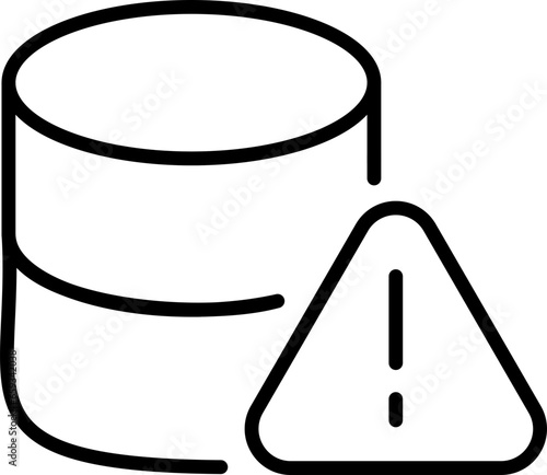 Database Error Outline Icon
