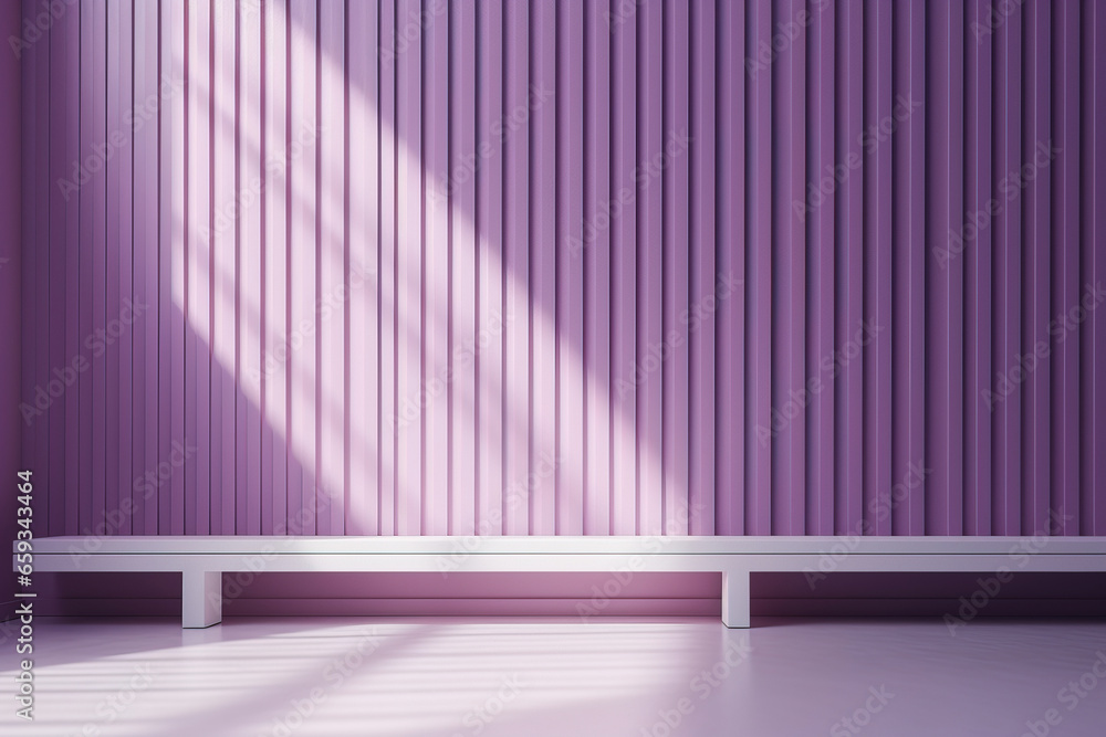 modern empty interior with space for furniture, mockup