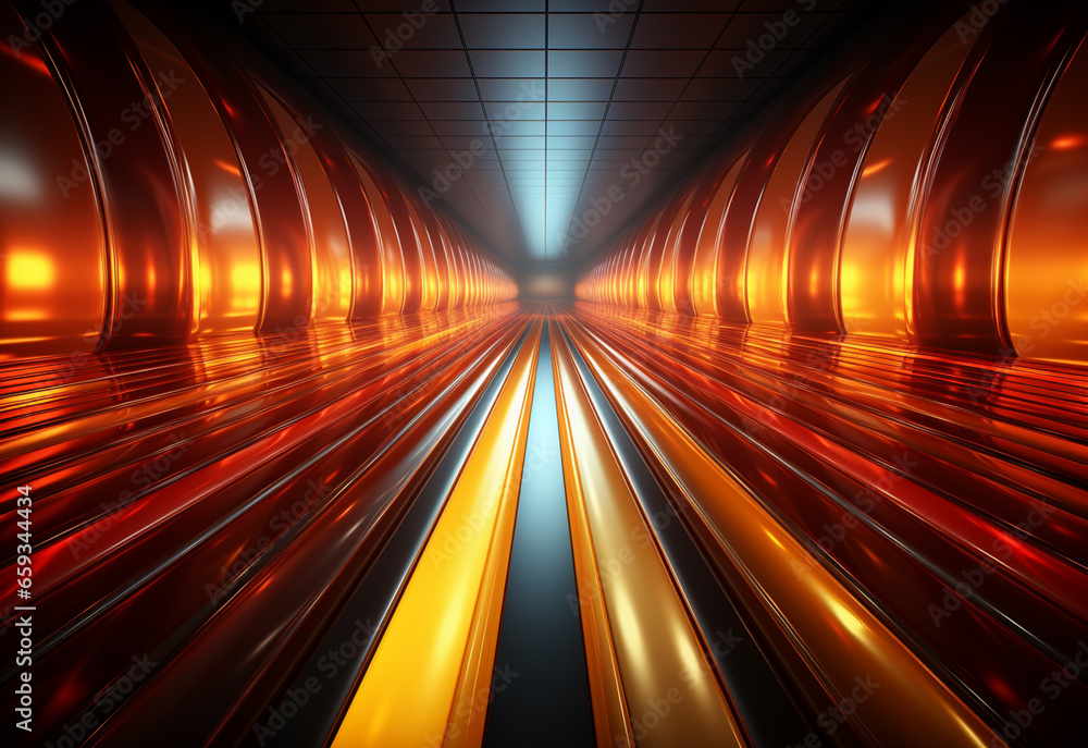Yellow and red Neon illuminated futuristic backdrop realistic image- ultra hd- high design Yellow and red Neon illuminated futuristic backdrop realistic image- ultra hd- high design