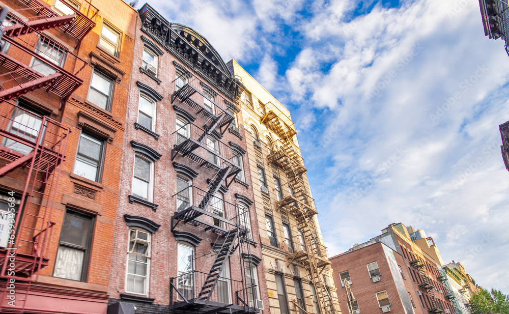 Buildings of Greenwich Village in NYC