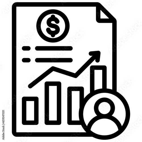 Accountant Outline Icon