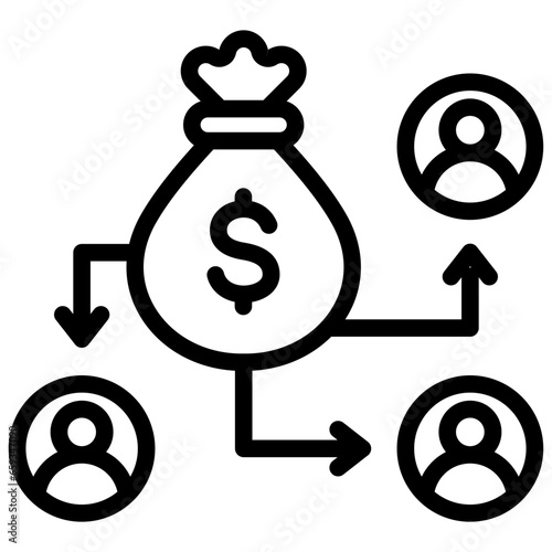 Shareholder Outline Icon